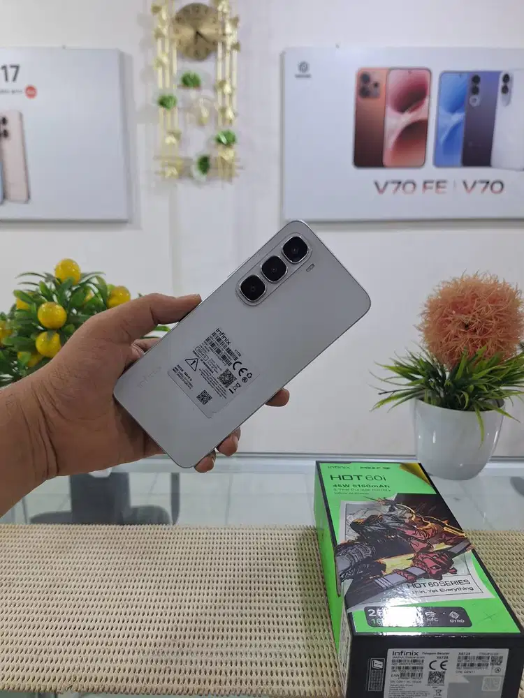 Infinix Hot 60i Ram 8+8Gb/ 256Gb Fullset Mulus Original 100% Bergarans