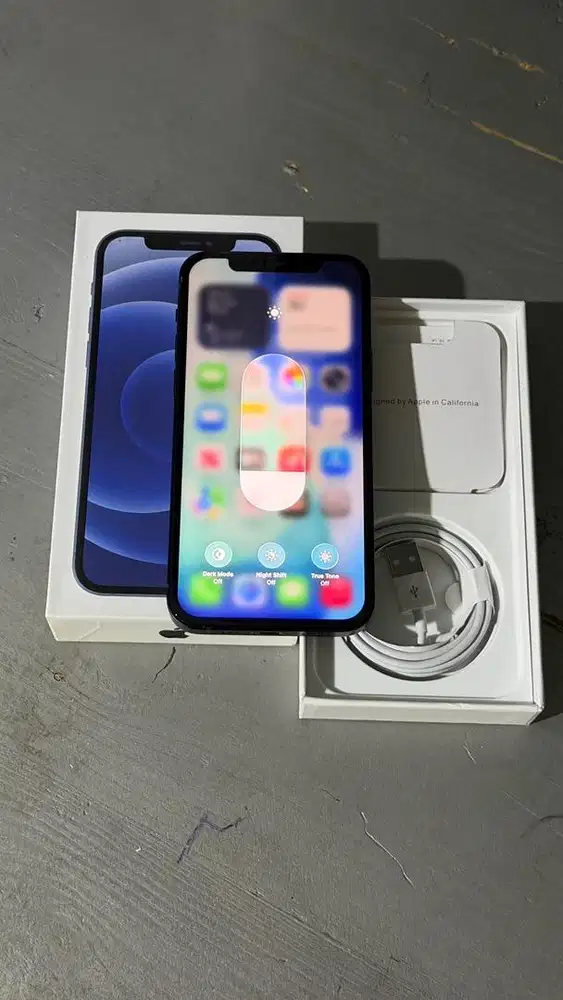 Iphone 12 Black 128GB Lengkap Terdaftar
