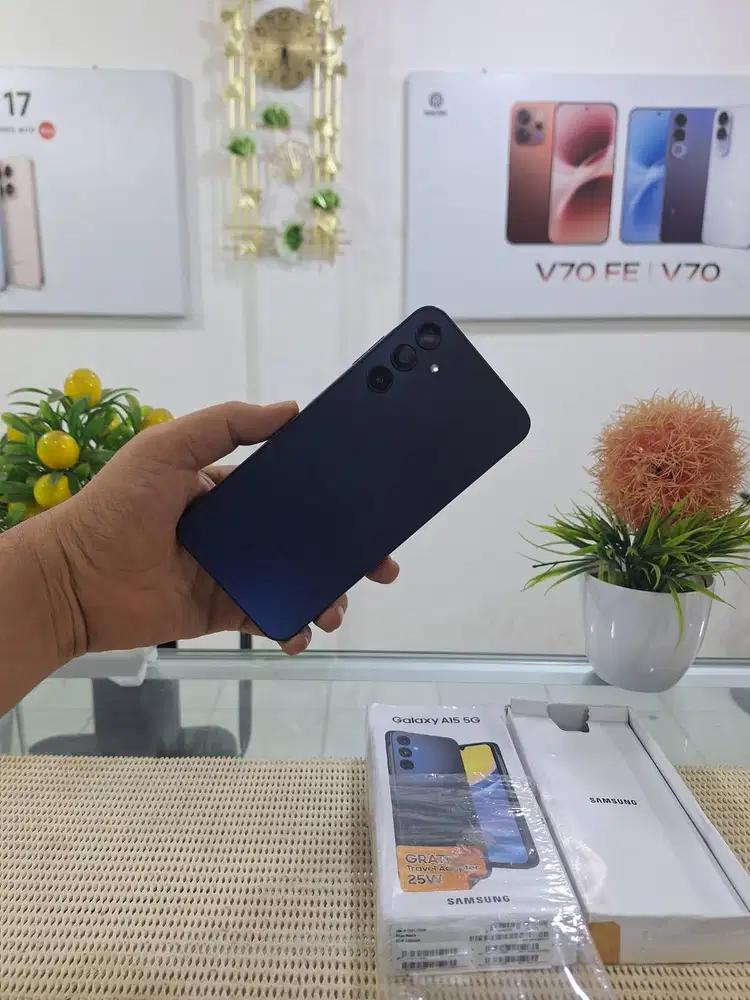 Samsung A15 5G Ram 8+8Gb/ 256Gb Fullset Mulus Original 100% Like New