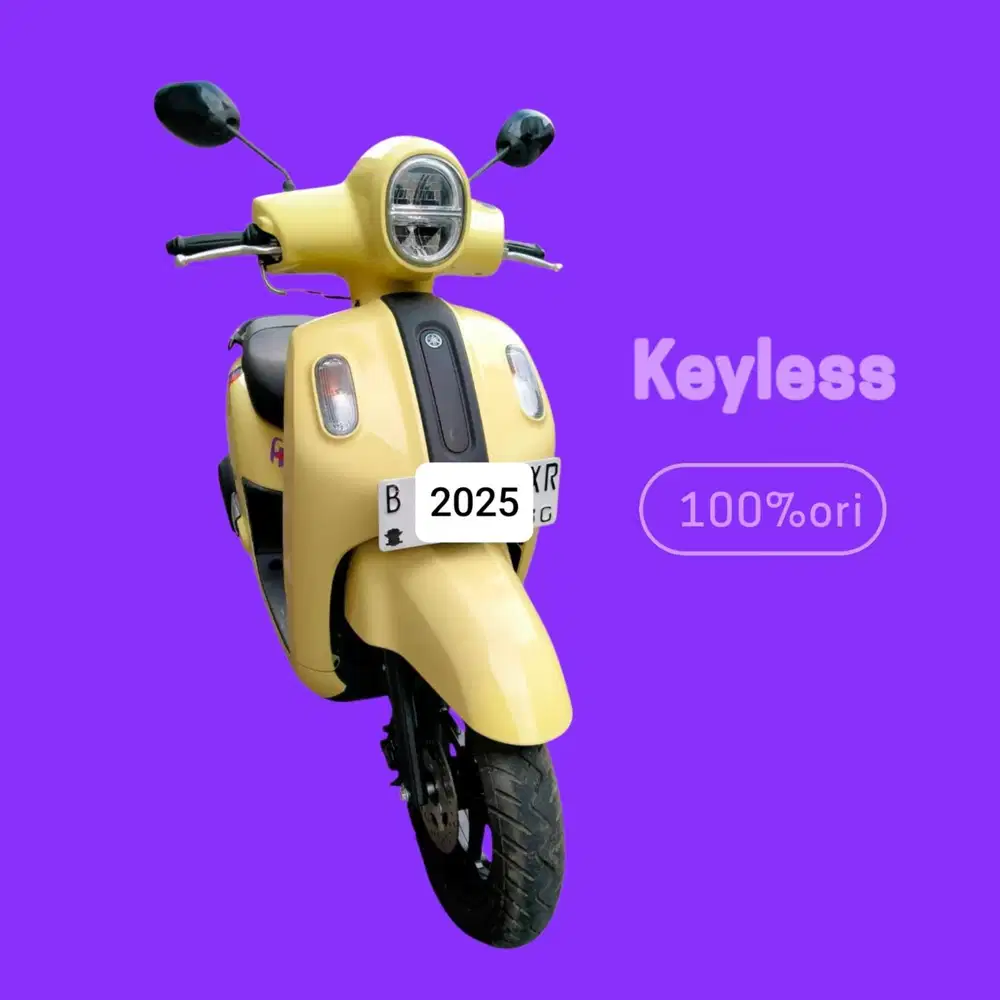 Km 3rb‼️dp 500rb Yamaha Fazzio keyless (KTP daerah bs kredit) fazio