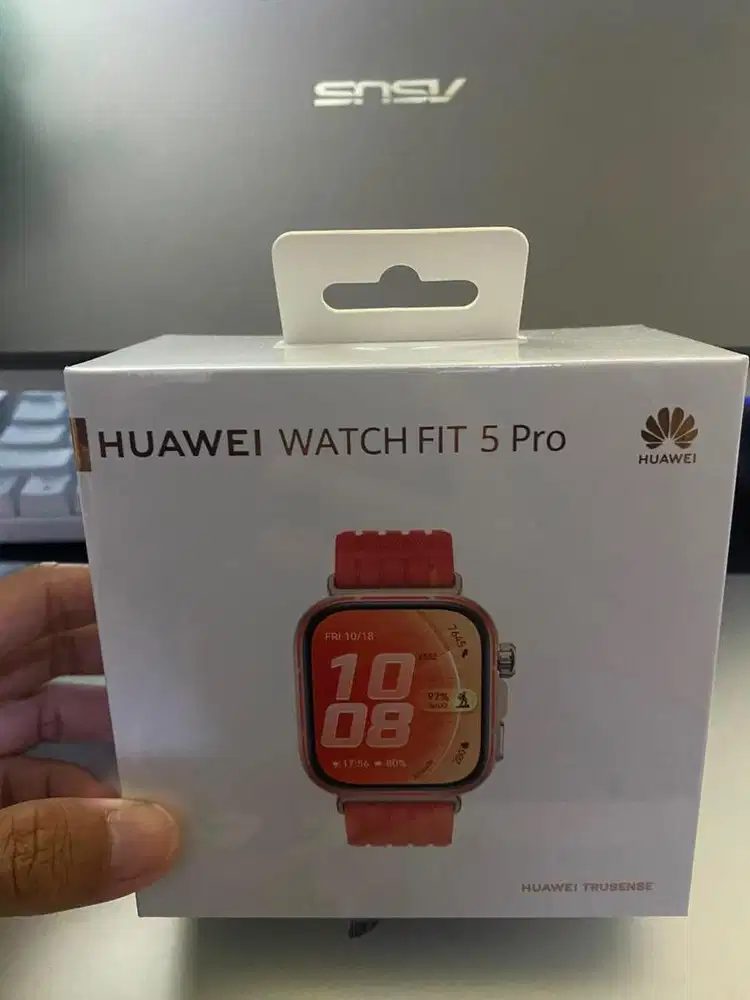 Jam tangan huawei watch fit 5 pro orange