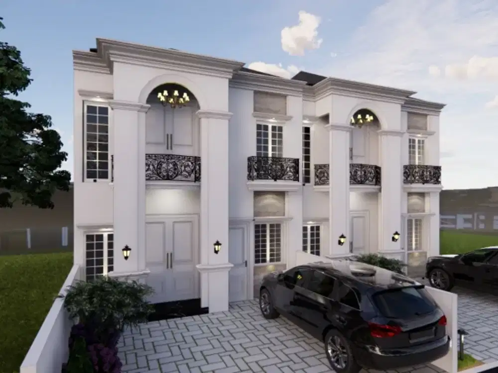 RUMAH BARU MEWAH ELEGANT SIAP HUNI DI KOMPLEK DUREN SAWIT