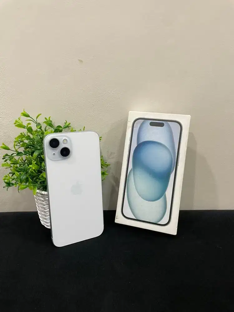 IPhone 15 Plus 128GB Blue mulus Fullset BH 89% 3Utool 98 All Operator
