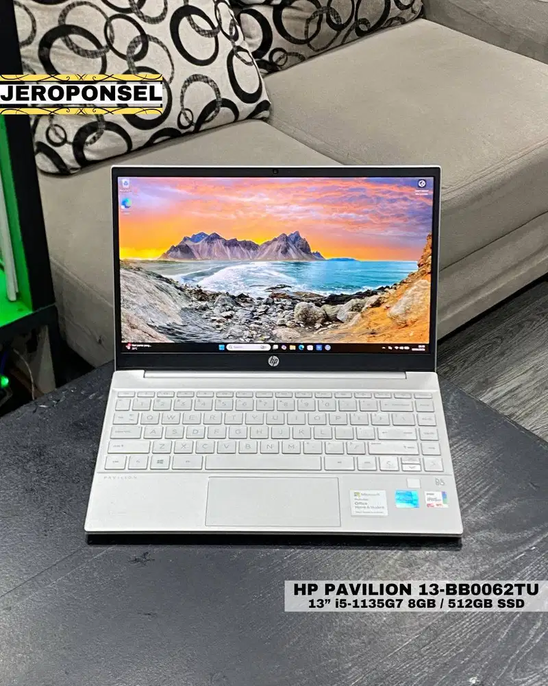 HP PAVILION 13-BB0062TU i5 8/512GB SSD Intel Iris Xe , GARANSI ORIGINA
