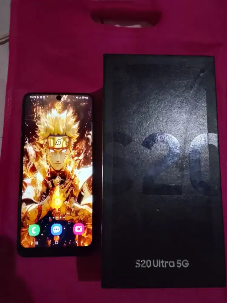 Samsung Galaxy S20 Ultra 6/128 Fullset Normal Mulus Exynos 990