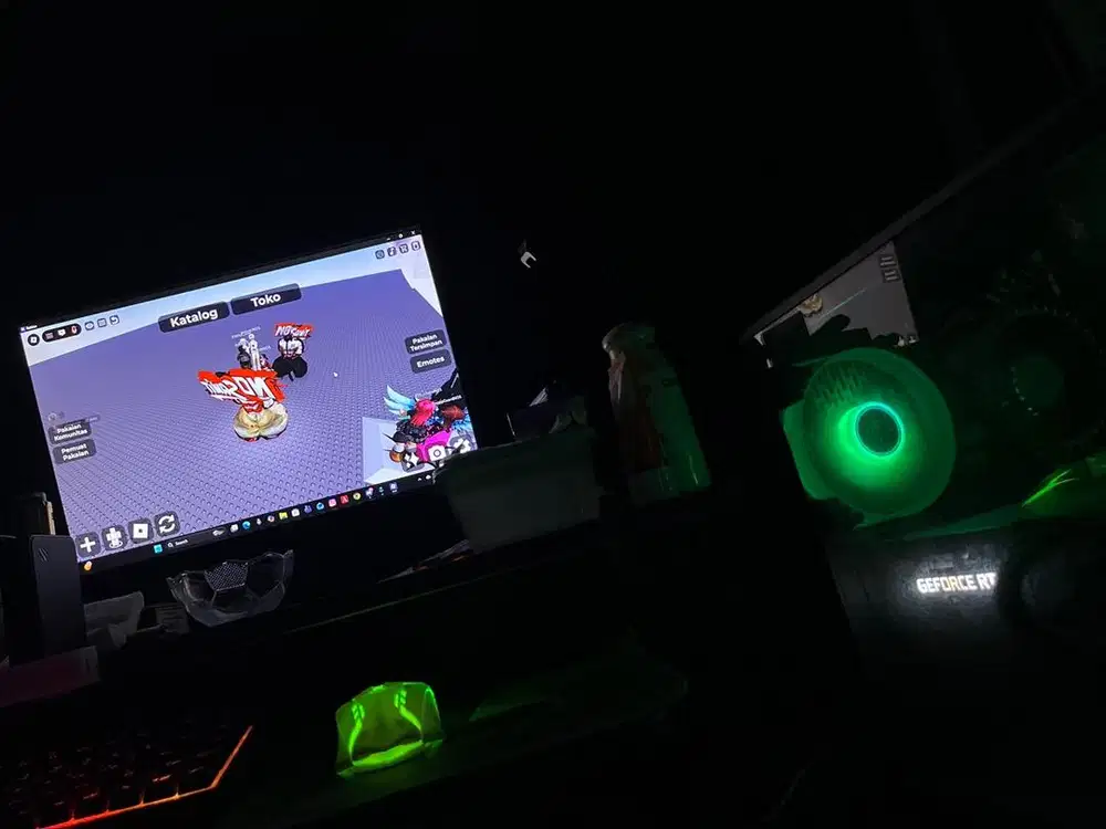 Dijual spek dewa pc mulus bisa streaming tanpa laag tergantung wifi