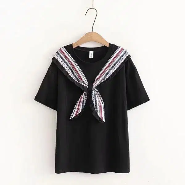 Blouse atasan tee Kaos oversize fashion korea syal