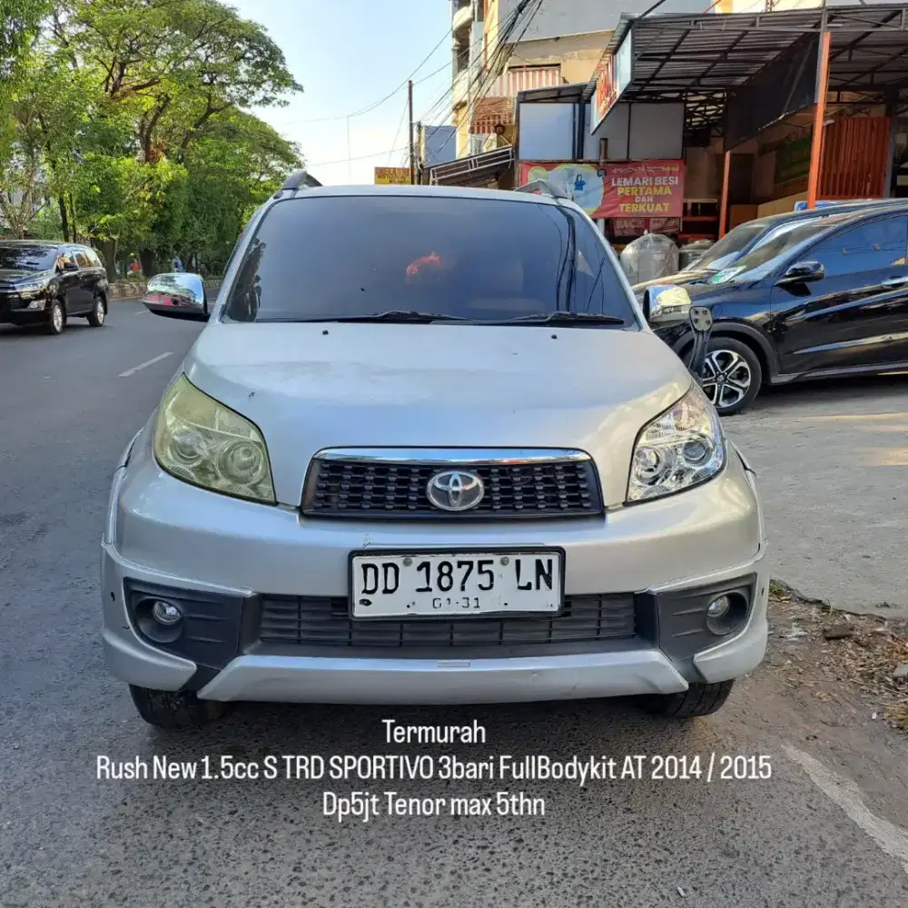 Rush New 1.5cc S TRD SPORTIVO AT 2014 / 2015 3Baris FullBodykit Dp5jt