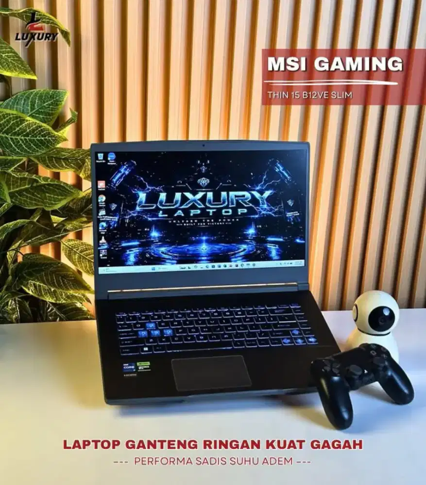 MSI THIN 15 B12VE SLIM 13TH GEN CORE I7 NVIDIA 16GB RAM 8GB SSD 512GB