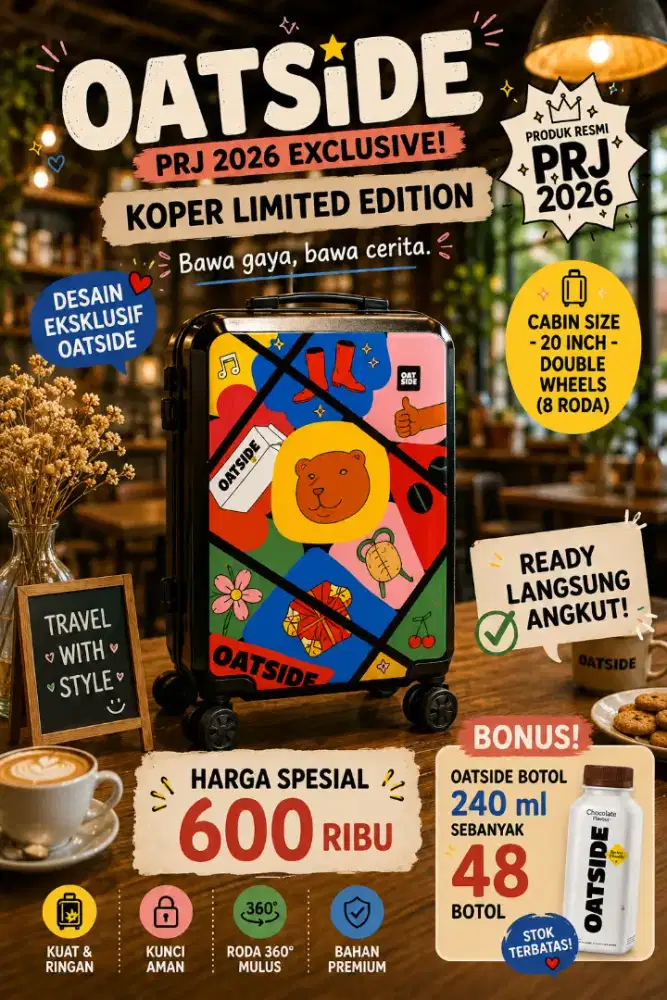 Limited edition koper oatside edisi PRJ 2026