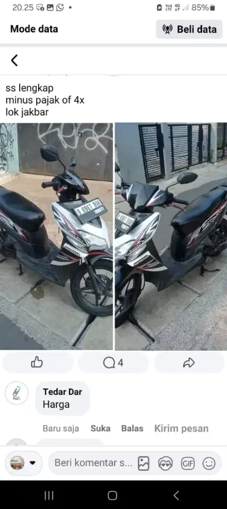 Honda vario 3007
