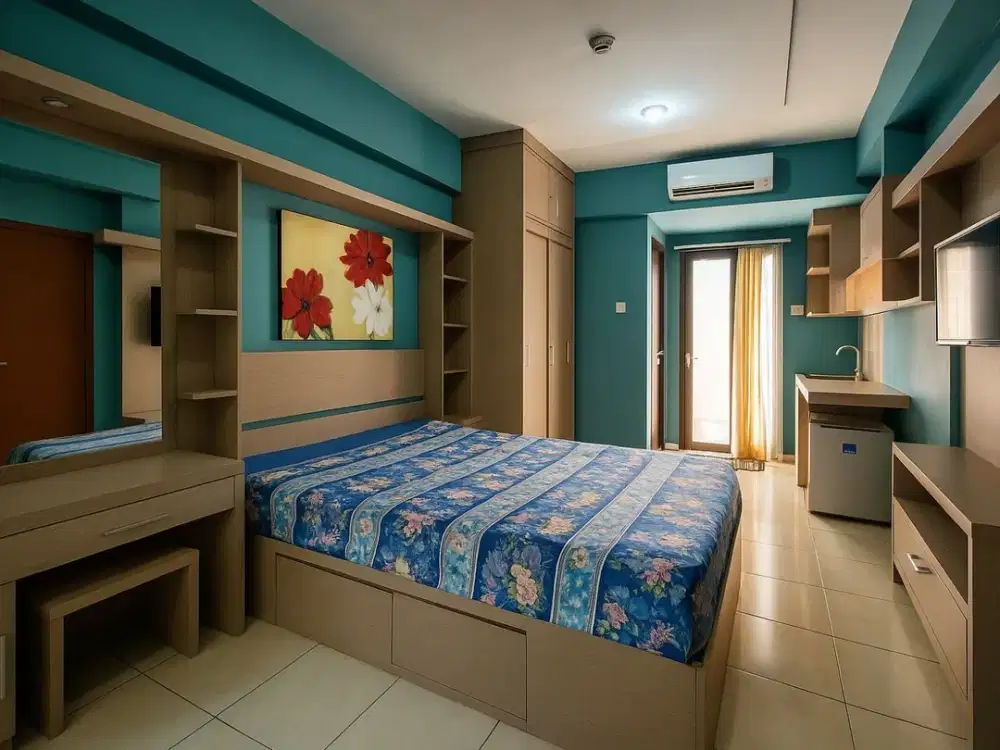Disewakan Bulanan GRATIS IPL Studio Furnish Green Lake View Apartemen