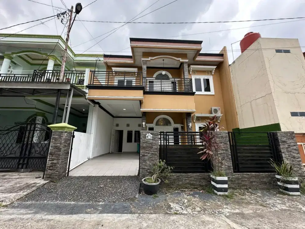 Dijual rumah full furnished lokasi jalan basuki Rahmat simpang Polda Palembang