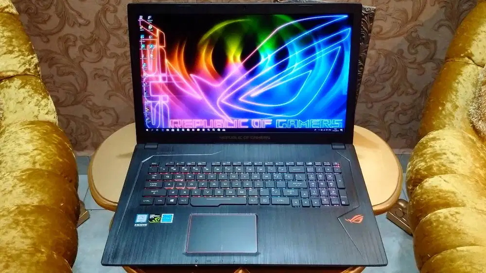Laptop Raja Gaming NVIDIA GTX1050 ASUS ROG Core i7 Ram 16GB SSD 512GB