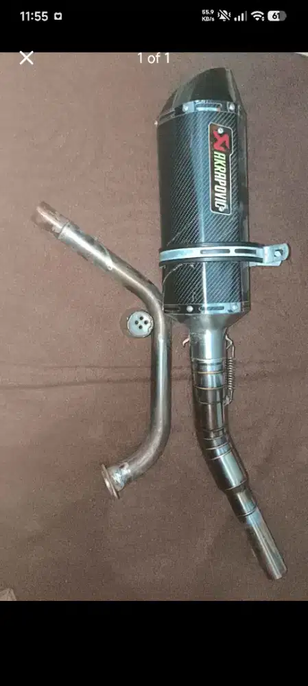 Knalpot Akrapovic Fullsystem (Bekas)