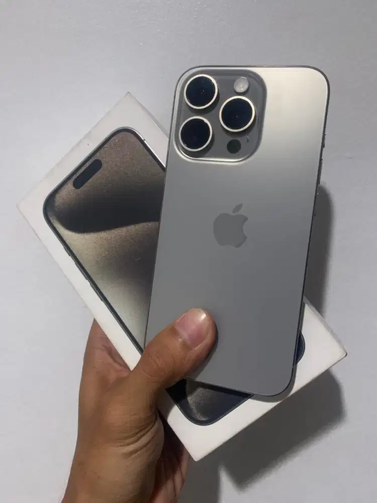 iphone 15 pro 128gb natural titanium resmi ibox / digimap