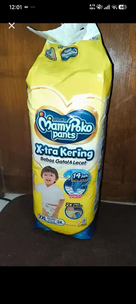 Pampers Mamypoko Pants XXL (Masih Segel)