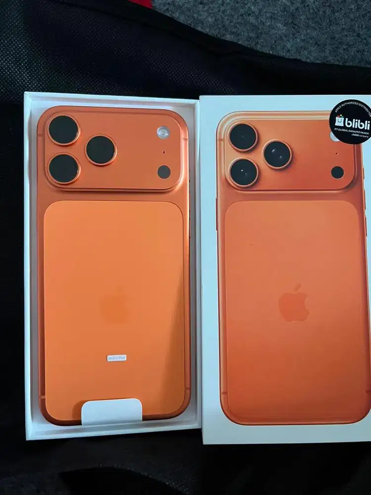 17 promax orange 512 Gb baru buka segel dna registrasi belum digunakan