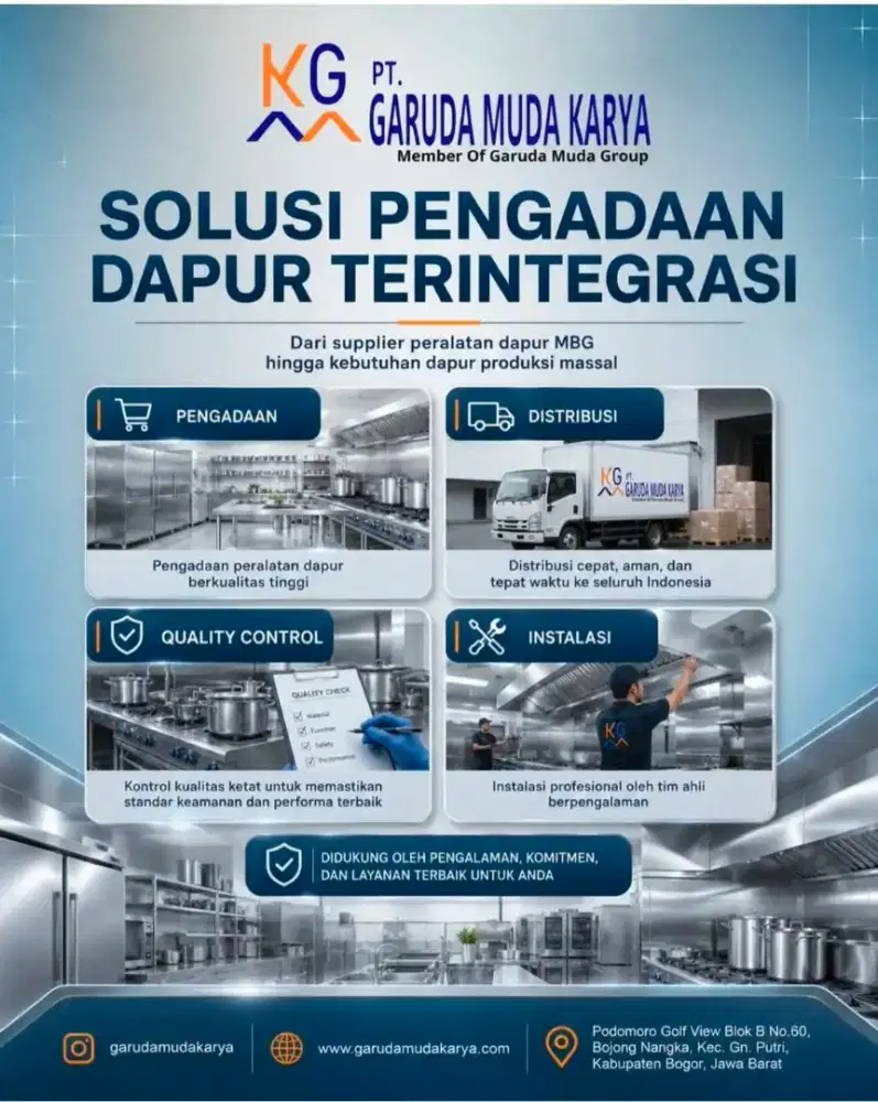 Jual Peralatan dapur MBG