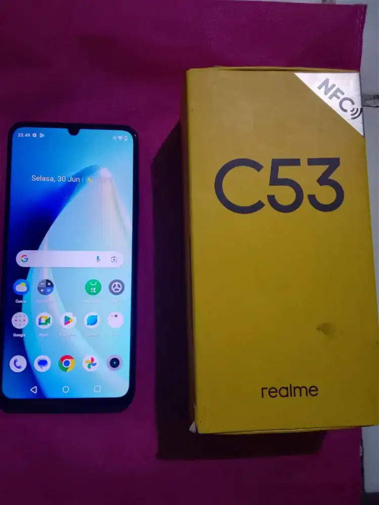 Realme C53 NFC 6+4/128GB Fullset Mulus Nego