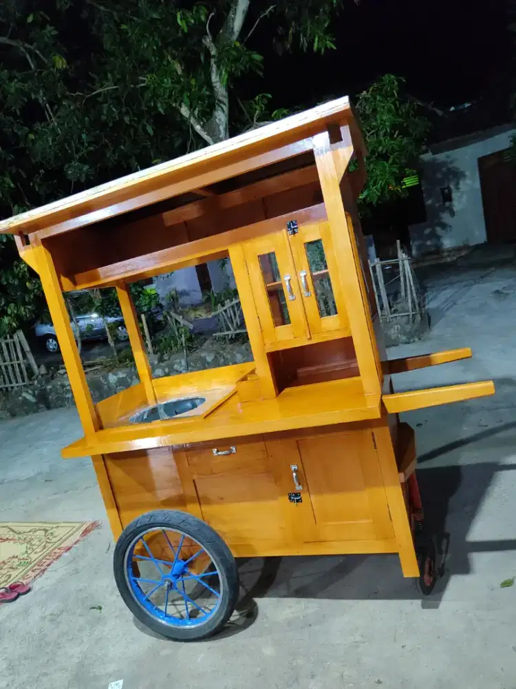 Gerobak Murah Berkualitas, Gerobak Bakso Mie Ayam Sate Bubur Soto dlL