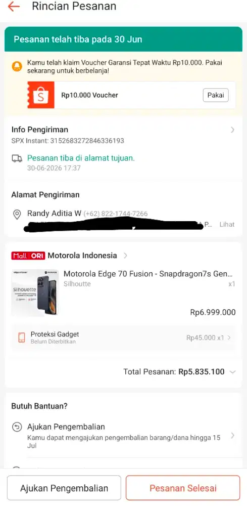Motorola edge 70 Fusion