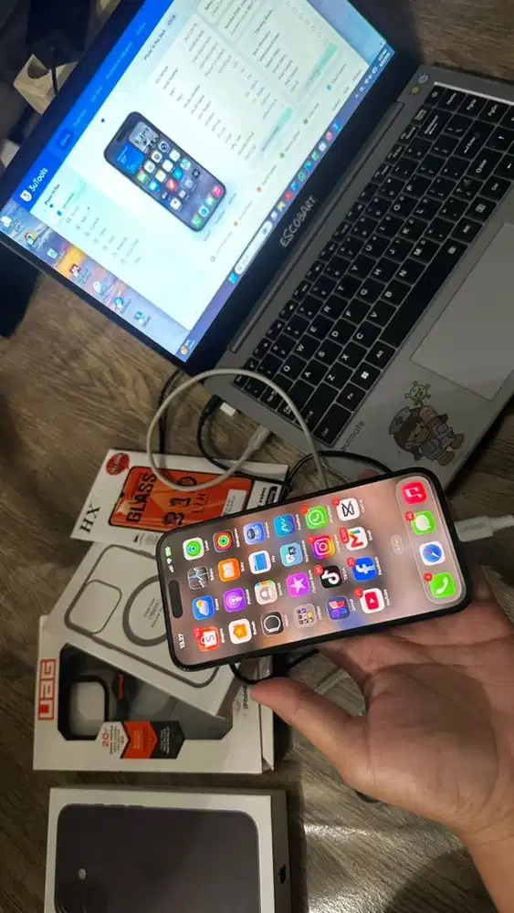 iPhone 16 plus 512gb fullset mulus likenew bonus case