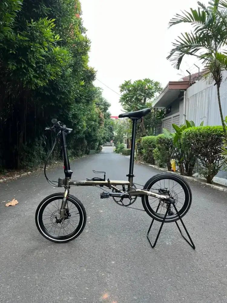 Sepeda Lipat Troy BLACK CHROME !!!