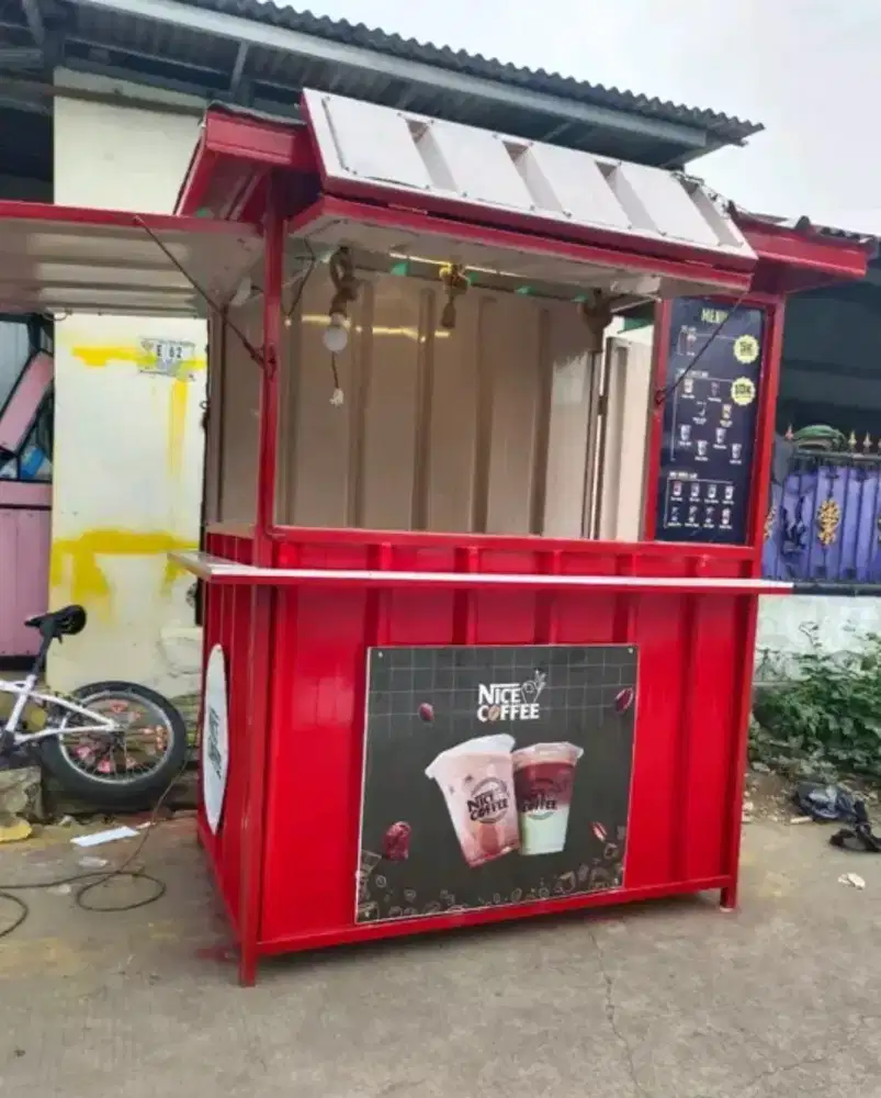 Booth Kontener Second Bagus