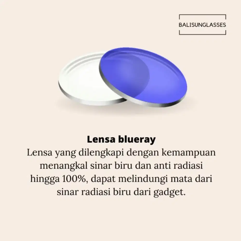 LENSA ANTI RADIASI (BLUE RAY) 00.00 SAMPAI -5.00