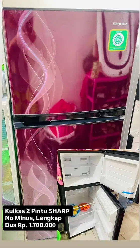 Kulkas sharp 2 pintu