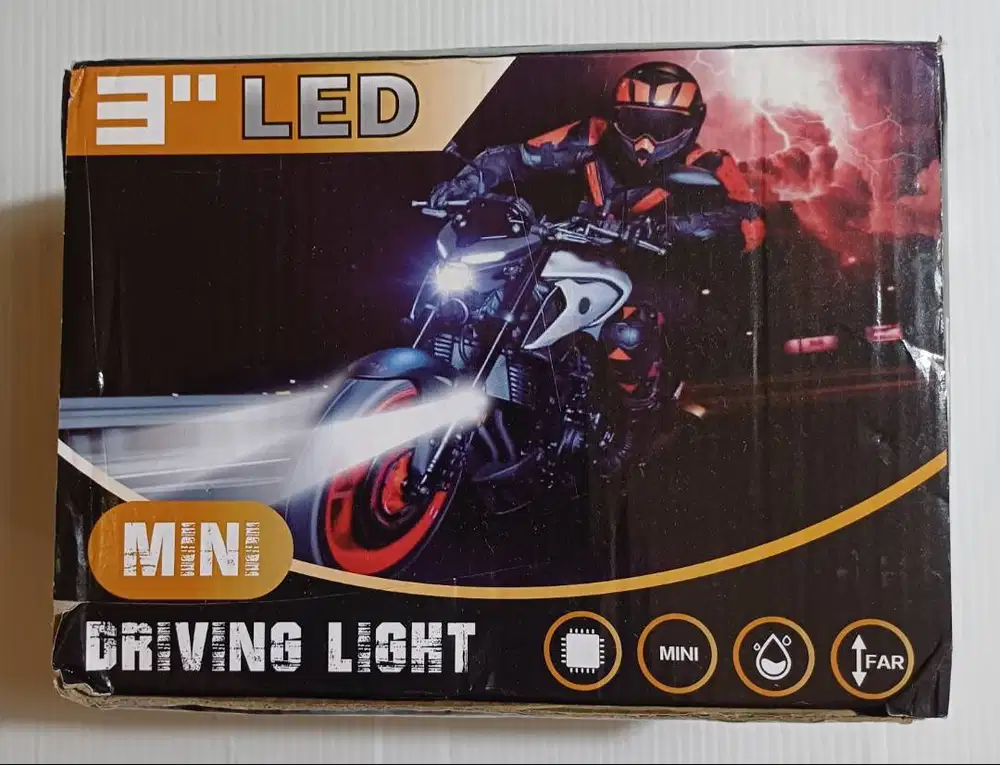 Sepasang Lampu 3 Inch LED Mini Driving Light DC 10-30 Volt