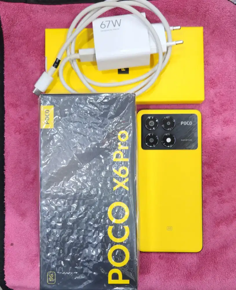 POCO X6 PRO 5G 12/512GB, GARANSI SEPTEMBER 2026 LIKE NEW