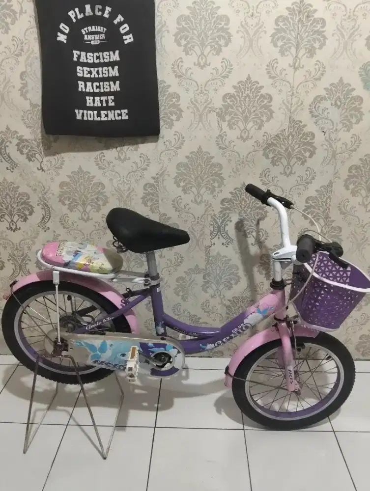 Genio sepeda anak ukuran 16 untuk umur 4-7 tahun