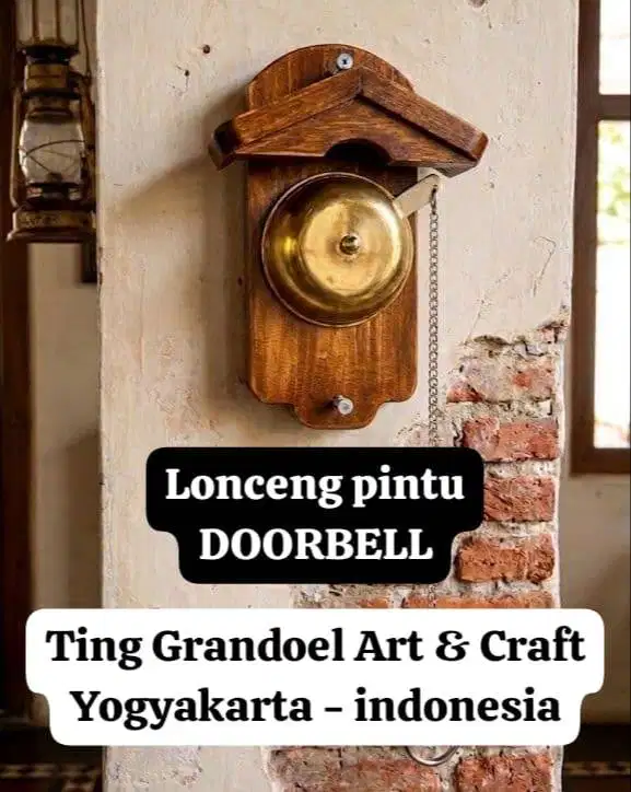 Vintage doorbell / lonceng pintu / lonceng bel pintu