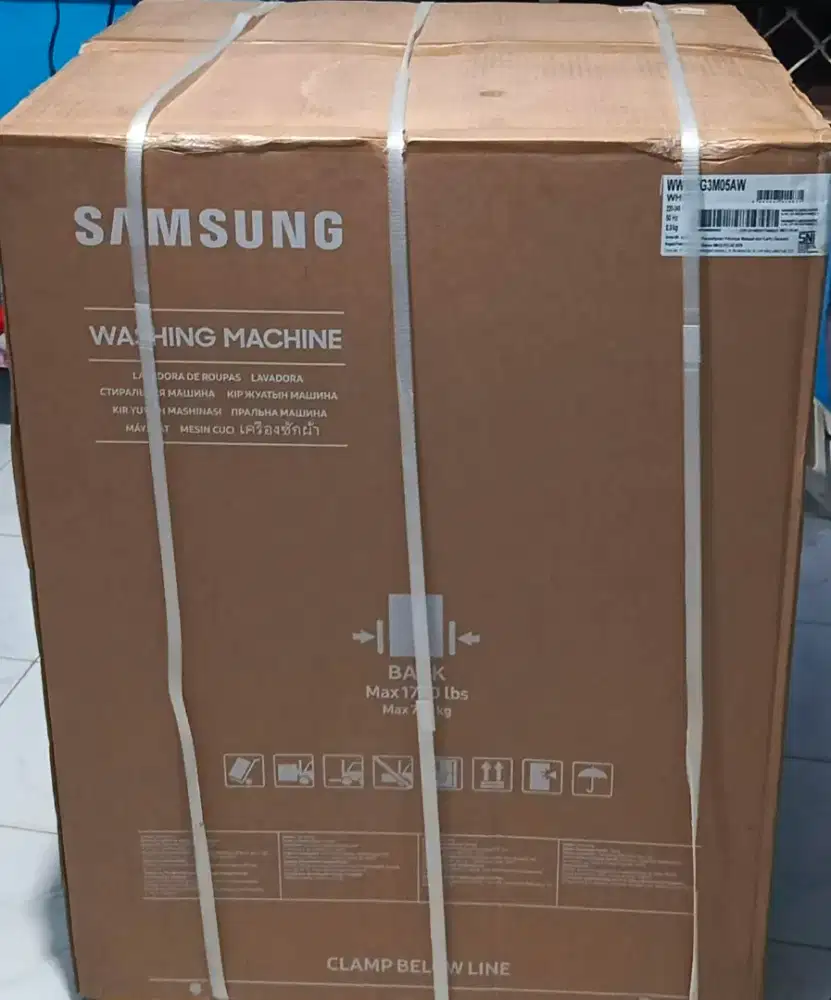 Mesin cuci samsung front-load washer Hygiene steam 8 kg