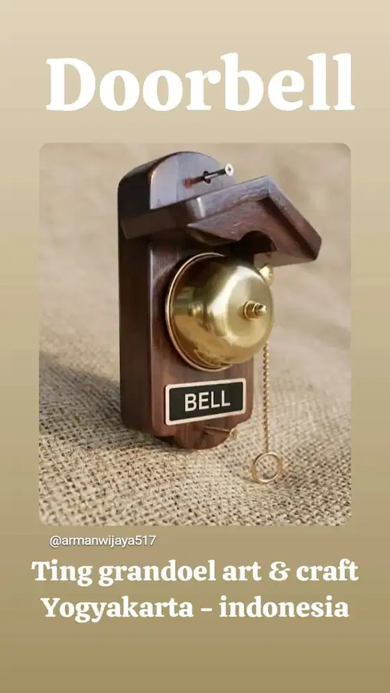 Lonceng pintu / lonceng bel pintu / vintage doorbell / ting tong