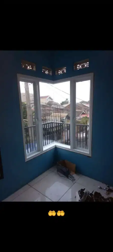 Jual kusen pintu satu dan pintu dua dari bahan aluminium dan kayu