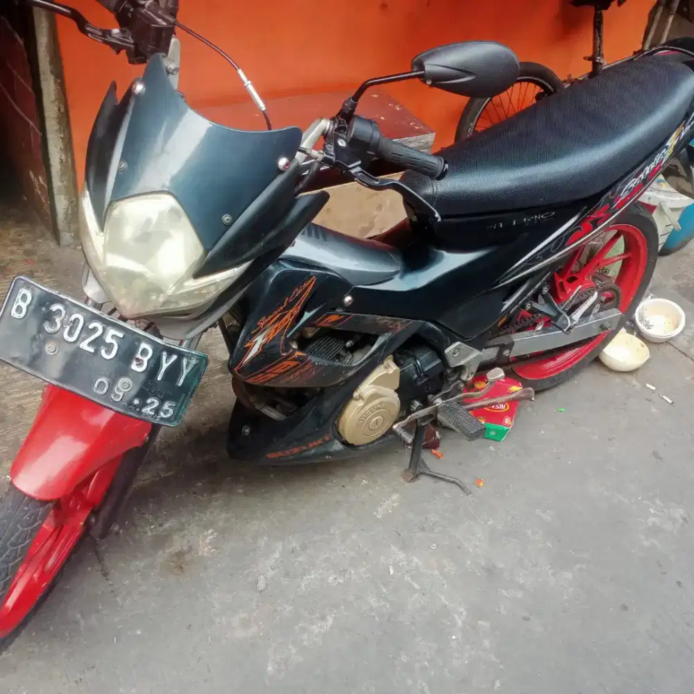 Satria 2010 surat lengkap pajak off 23 plat 25 mesin Alus starter on