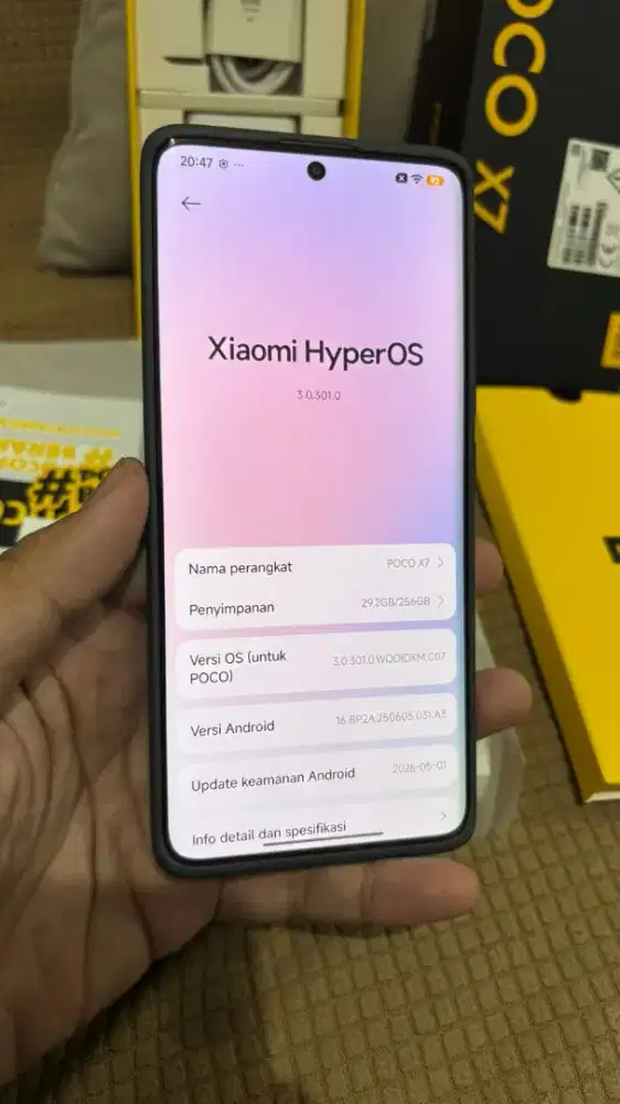 Poco x7 5g 8/256gb like new