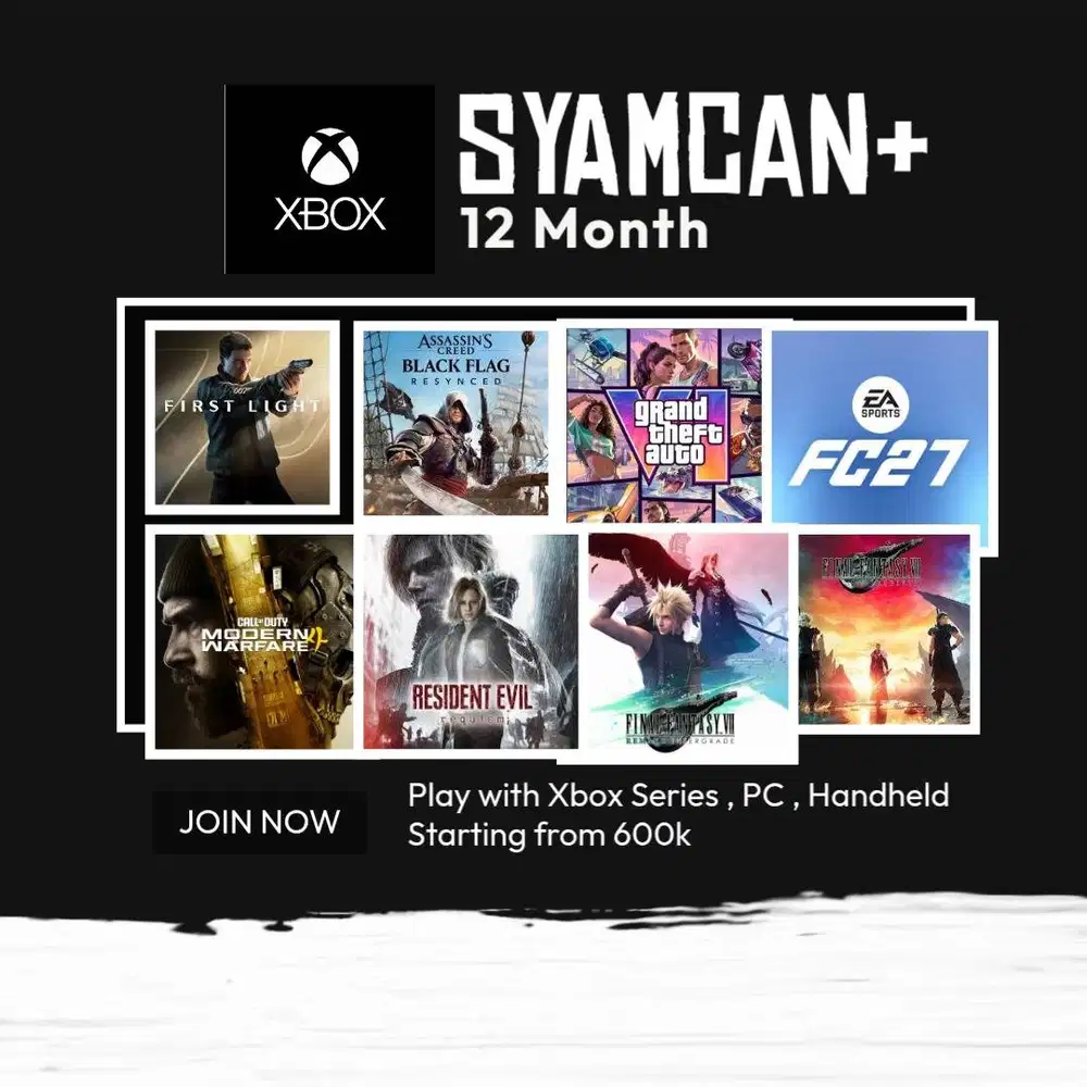 Membership SyamCan+ 12 Bulan Xbox Series