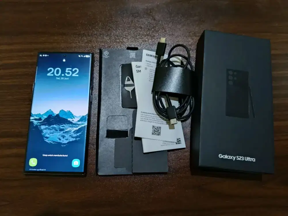 Samsung Galaxy S23 Ultra 12GB/256GB Black - Fullset