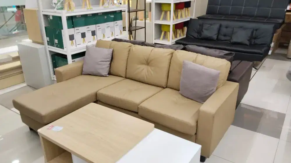 Sofa L Tasyi kulit