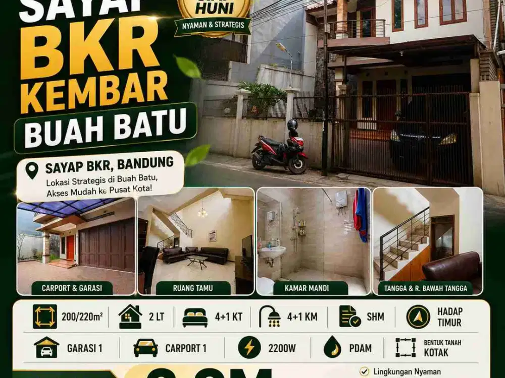 Dijual Murah Rumah Mewah Di Sayap BKR SRIWIJAYA REGOL