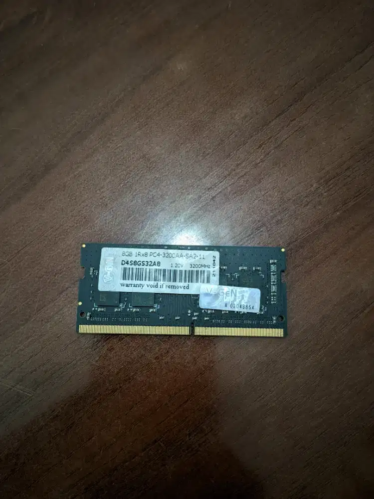 RAM V-Gen 8GB DDR4 3200 Sodimm