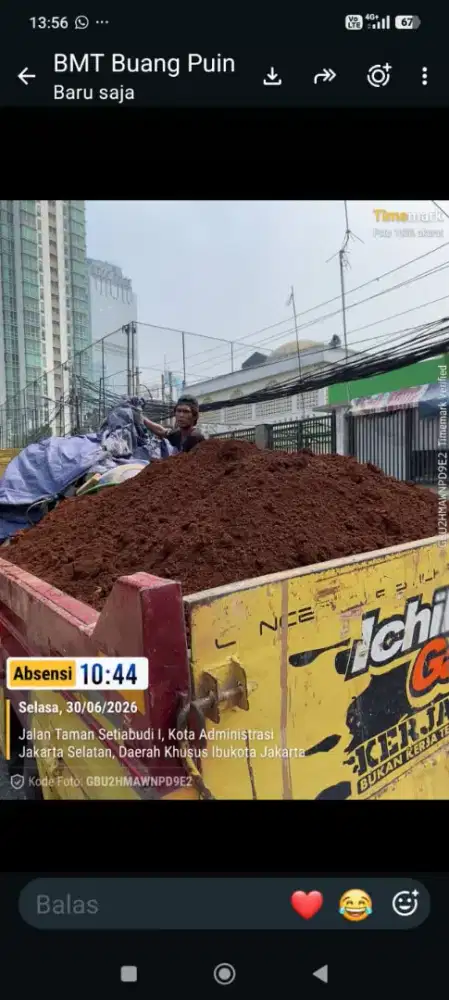Jasa buang puing dan pengurugan