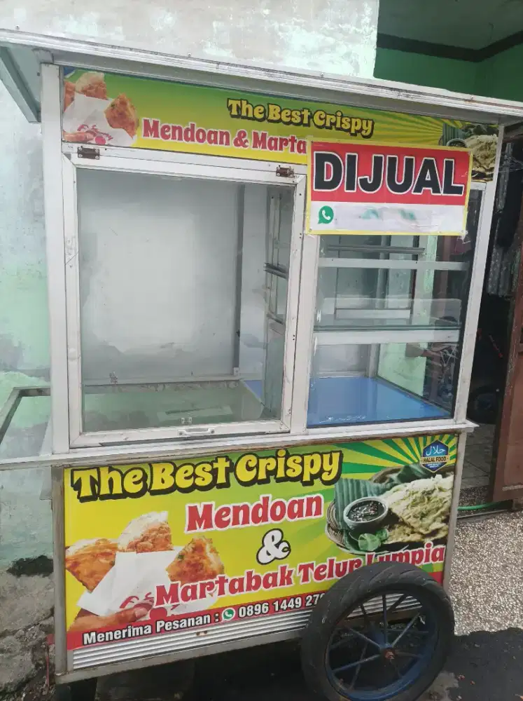 Gerobak jualan uk 150 cm