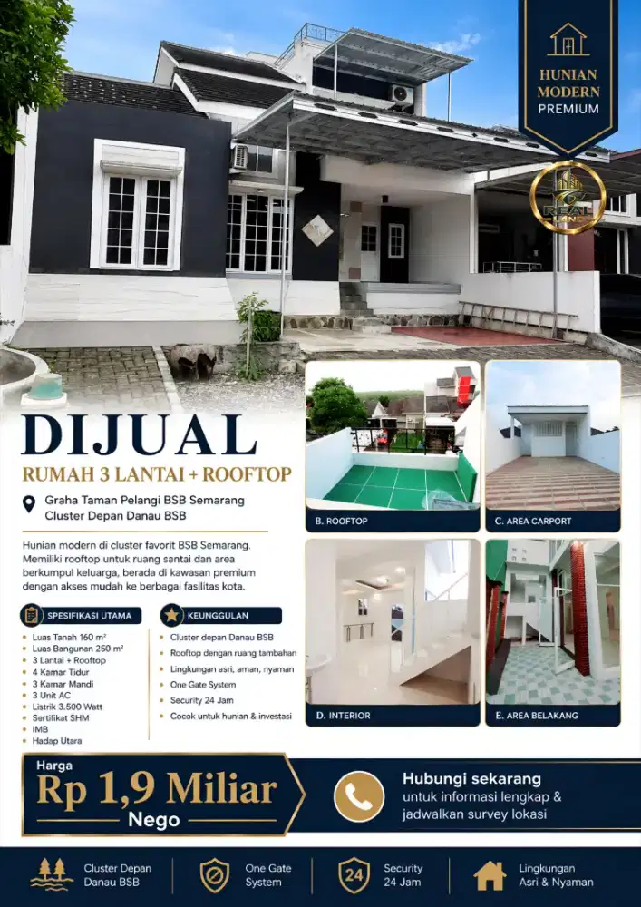Rumah dijual graha taman pelangi BSB SEMARANG