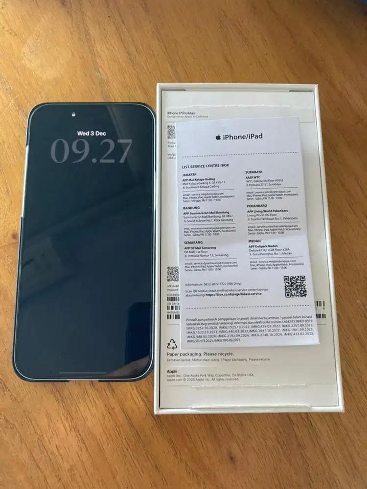Iphone 17 pro max resmi ibox