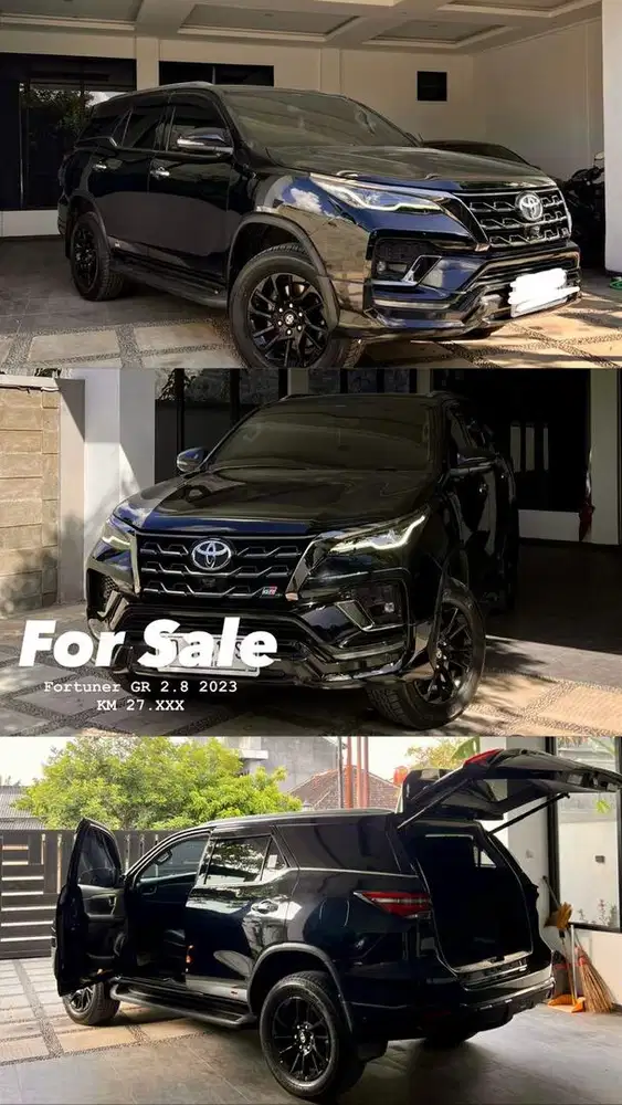 bantu teman fortuner gr 2.8 2023 masih mulus